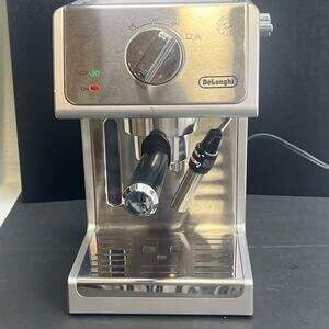 DeLonghi ECP3620 15 Bar Espresso Cappuccino Machine Silver Tested 3 Filters